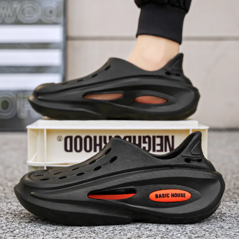 BASIC HOUSE Slip-Resistant Odor-Resistant Waterproof And Breathable River Trekking Shoes Men's-2
