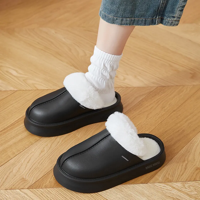 BASIC HOUSE EVA Abrasion-Resistant Slip-Resistant Wrap-toe Slippers Women's-6