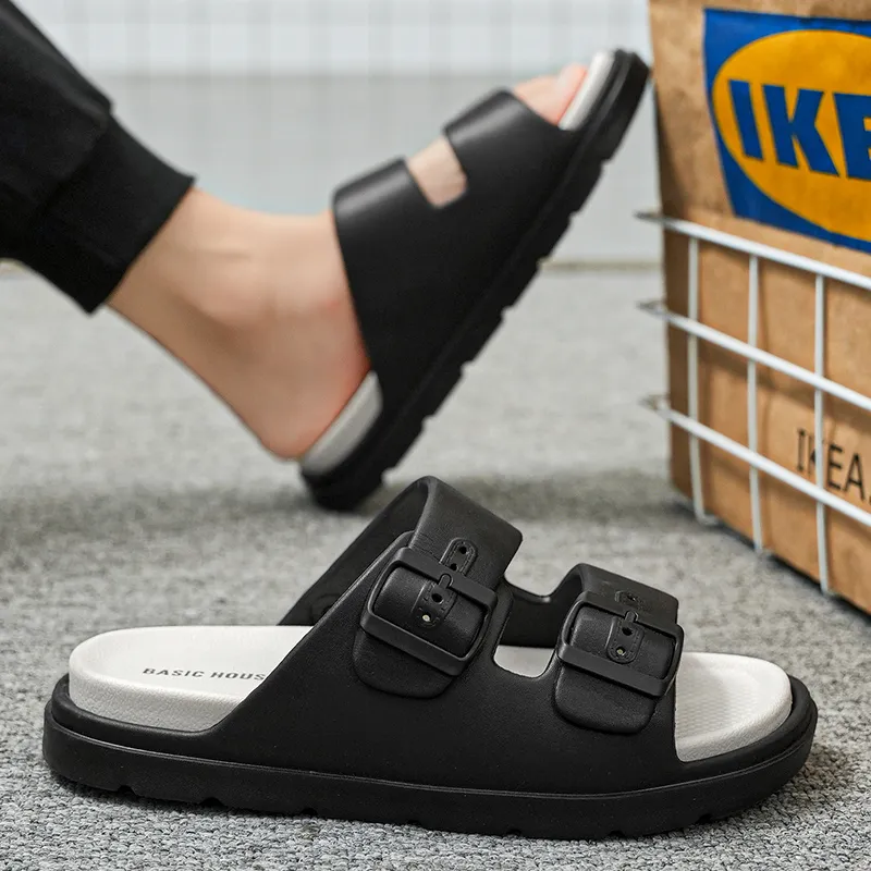 BASIC HOUSE Slide Slippers Men's-3