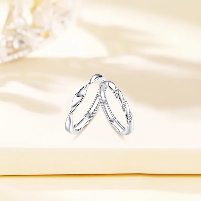 Lao Feng Xiang 925 Sterling Silver Rings Unisex-3