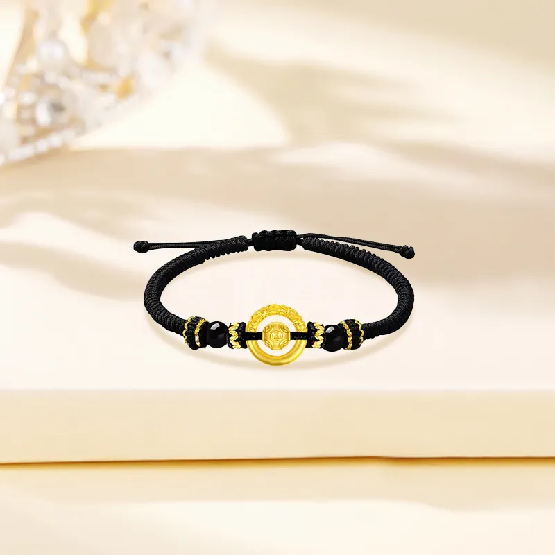 Lao Feng Xiang Gold Bracelet Women's-2