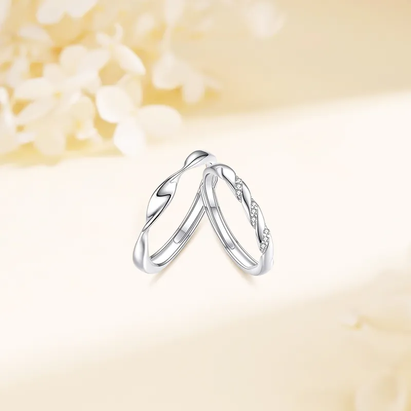 Lao Feng Xiang 925 Sterling Silver Rings Unisex-2