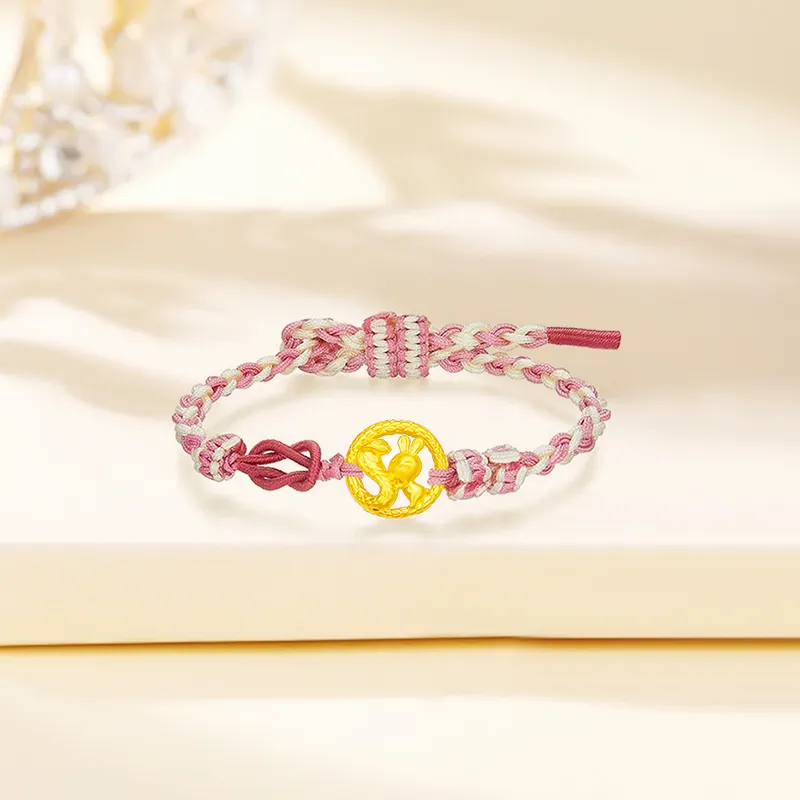 Lao Feng Xiang Gold Bracelet Unisex-4