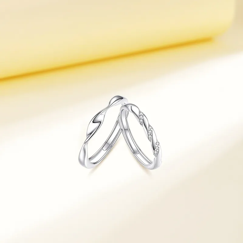Lao Feng Xiang 925 Sterling Silver Rings Unisex-4