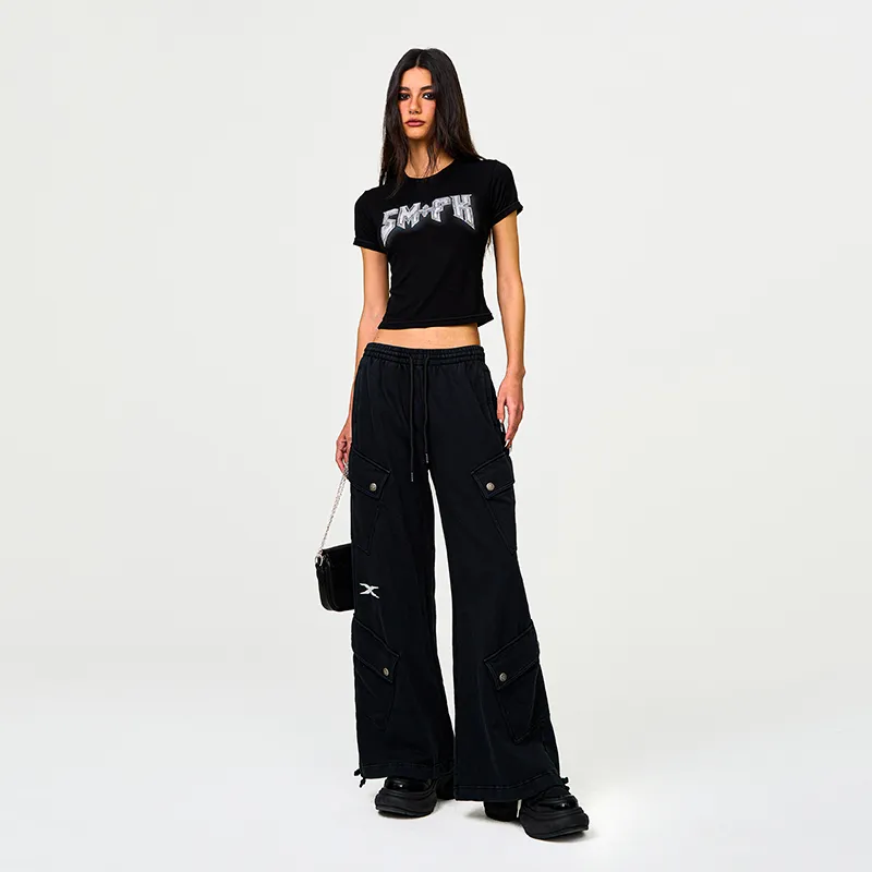 SMFK Casual Pants Unisex Wilderness Black-5