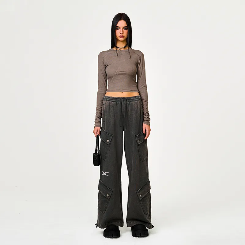 SMFK Casual Pants Unisex Storm Gray-4