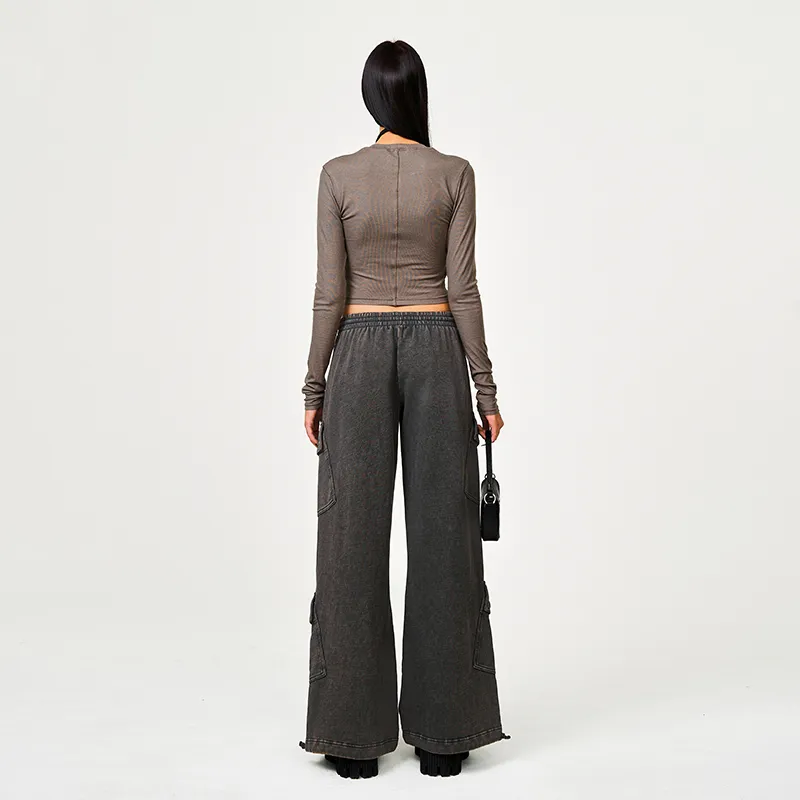 SMFK Casual Pants Unisex Storm Gray-6