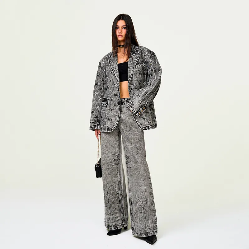 SMFK Business Suit Unisex Storm Garden Gray-5