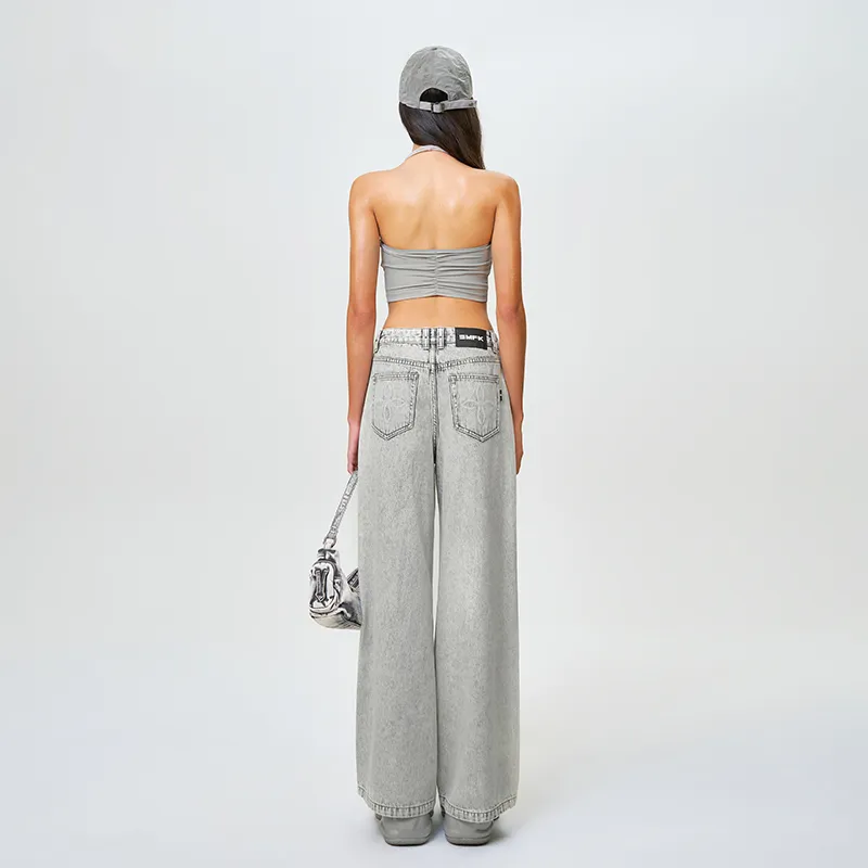 SMFK Jeans Unisex Xingji Dusty Gray-2