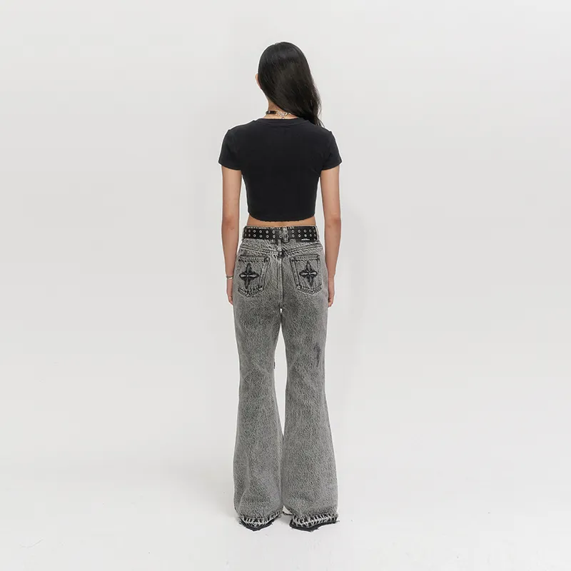 SMFK Jeans Women's Heather Gray-2