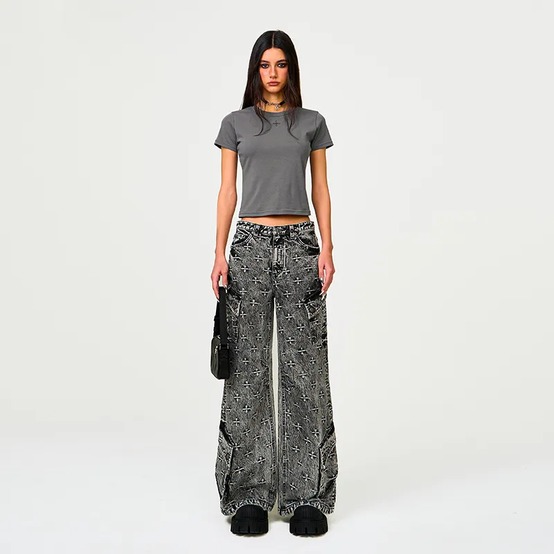 SMFK Jeans Unisex Storm Garden Gray-3