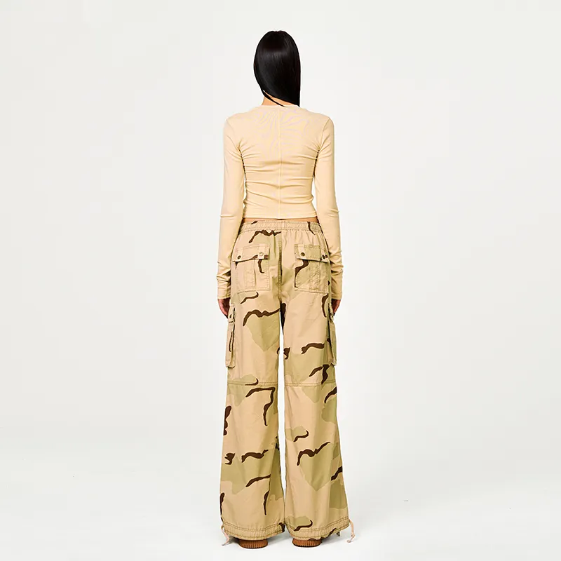 SMFK Casual Pants Unisex Desert Camouflage-3