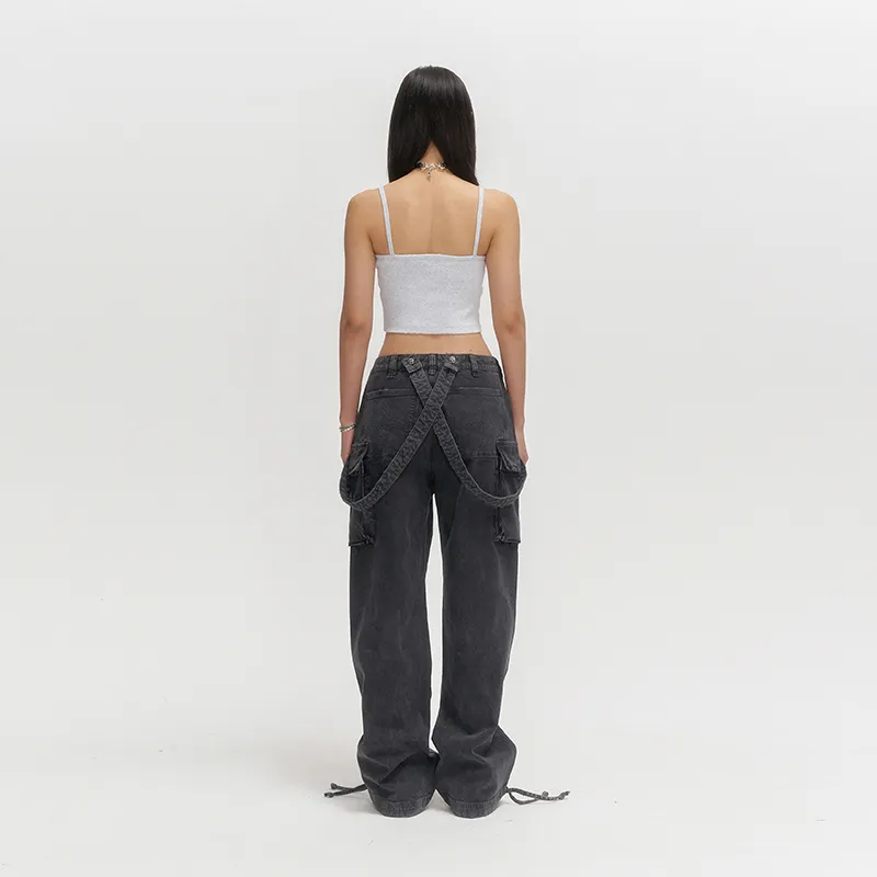SMFK Overalls Women's Forest Gray-4