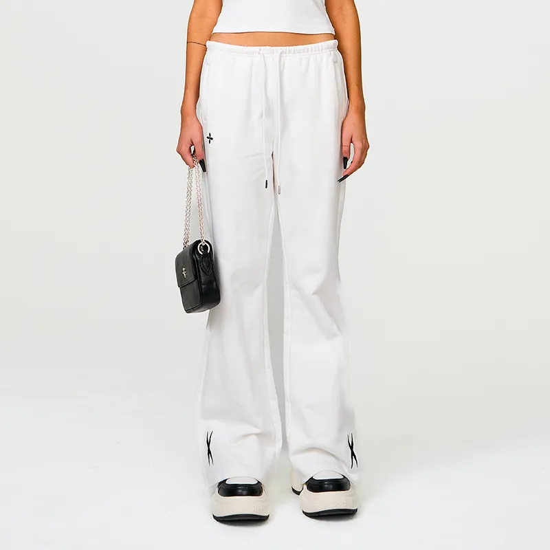 SMFK Casual Pants Women's Snow Mountain White-4