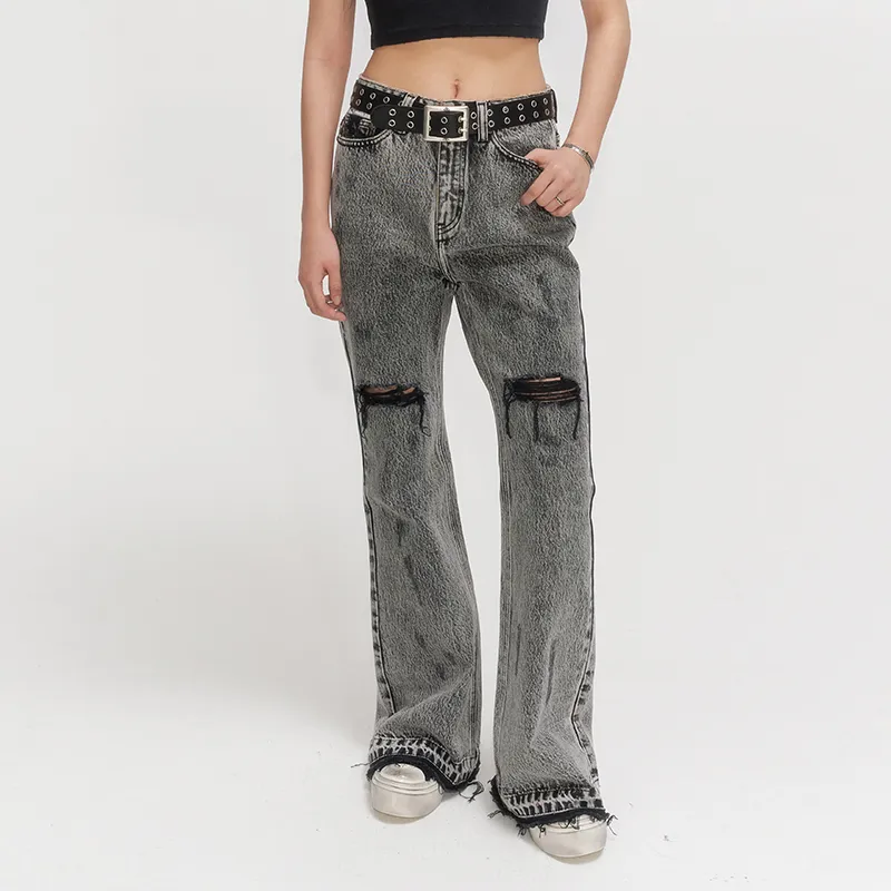 SMFK Jeans Women's Heather Gray-3