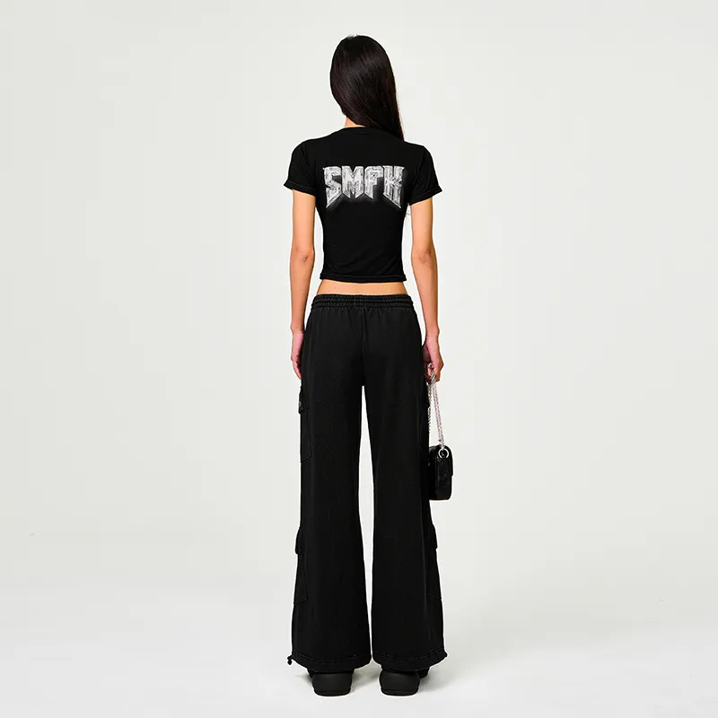 SMFK Casual Pants Unisex Wilderness Black-7