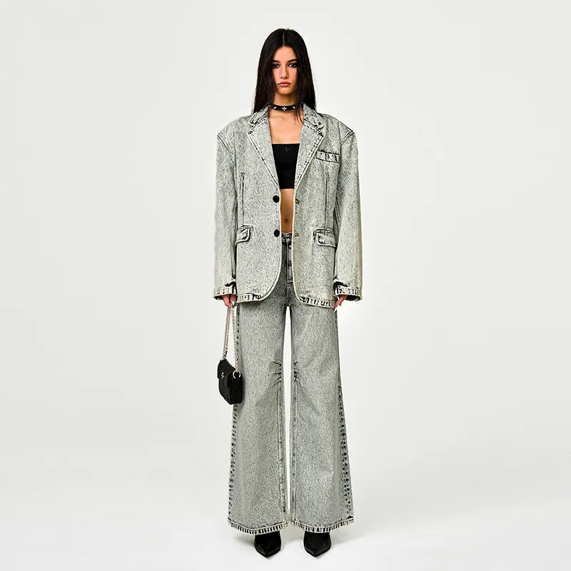 SMFK Business Suit Unisex White Snowflake-3