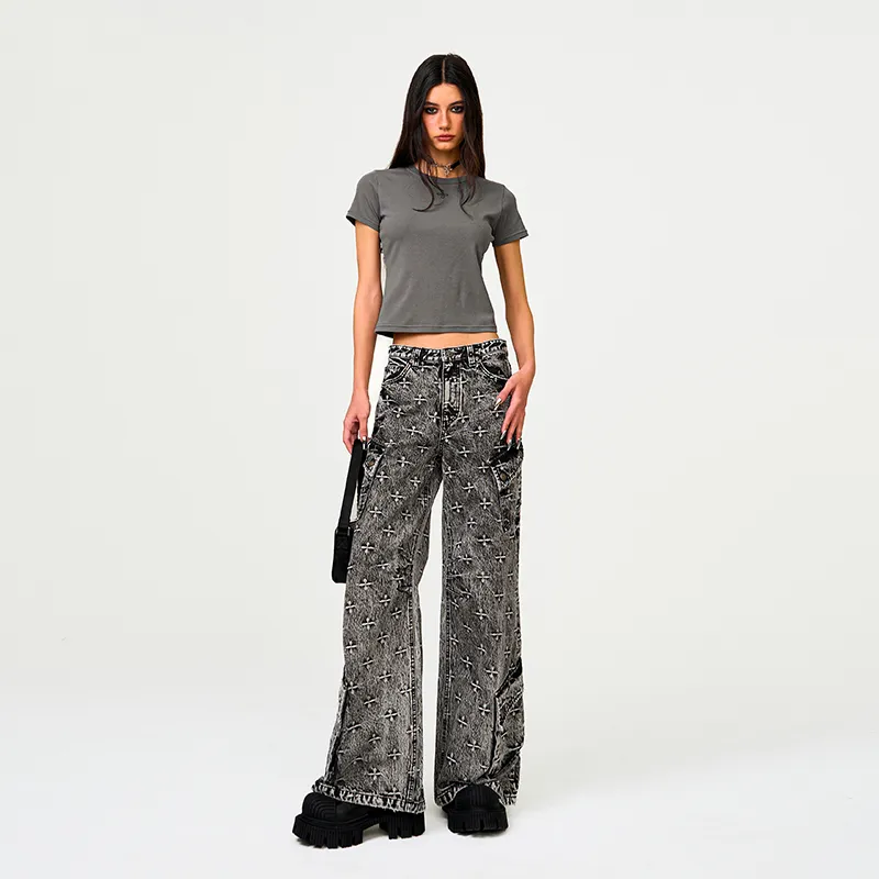 SMFK Jeans Unisex Storm Garden Gray-5