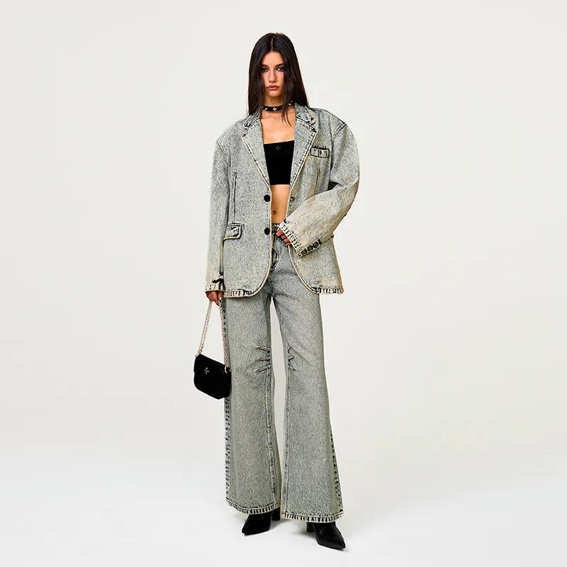 SMFK Business Suit Unisex White Snowflake-5