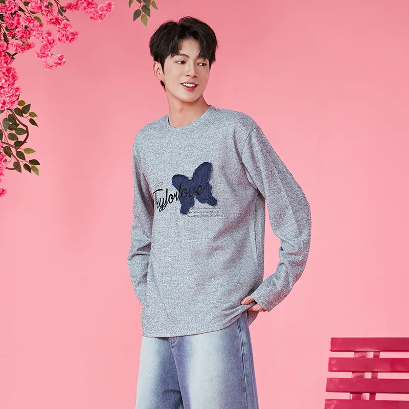 Tryforlove T Shirts Men Gray-4