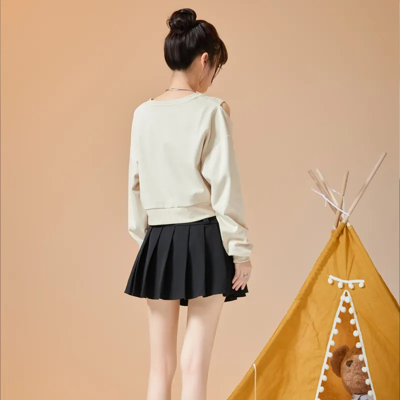 Tryforlove Sweatshirt Women's Apricot-2