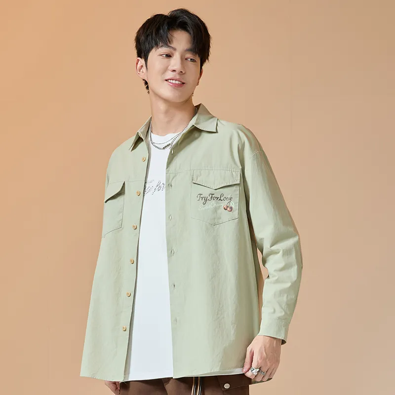 Tryforlove Shirts Men Matcha-2