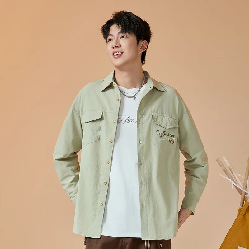 Tryforlove Shirts Men Matcha-5