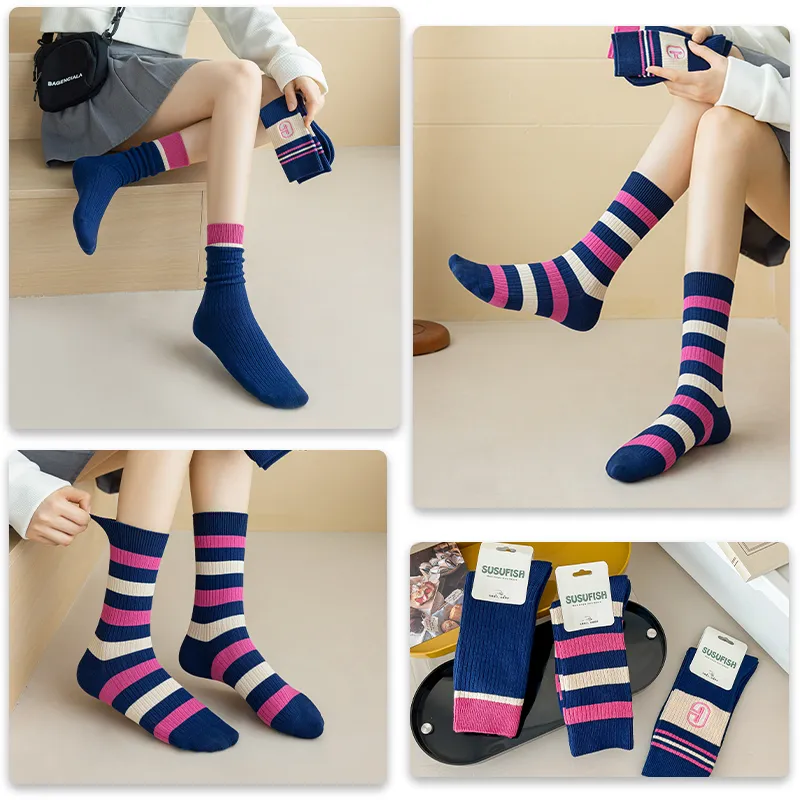 ROBINHOOD Mid Calf Socks Women's 5 Pack-2