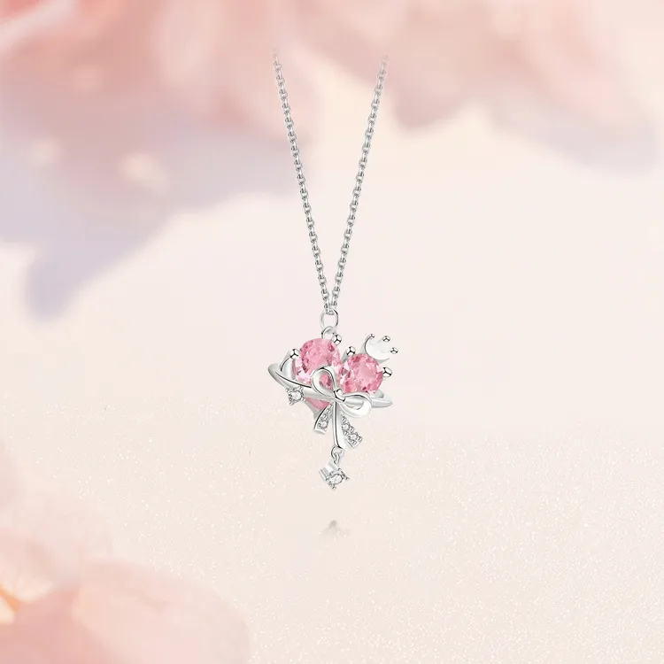 ROGA S925 Silver Necklaces Women's-3