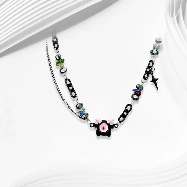 ROGA Titanium Steel Necklaces Unisex-4