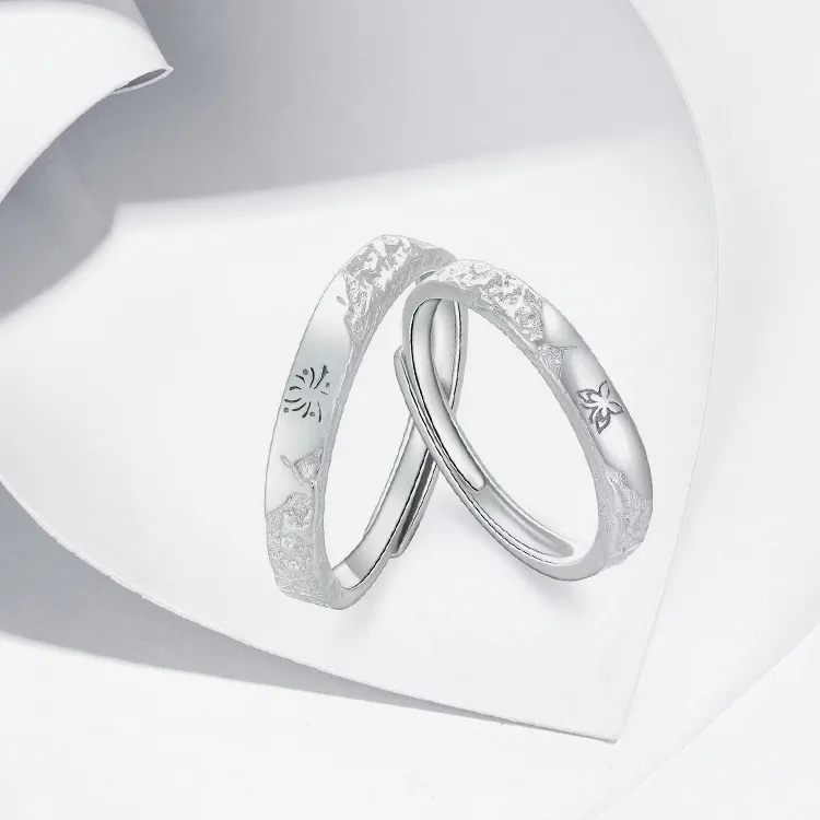 ROGA S999 Fine Silver Rings Unisex-4