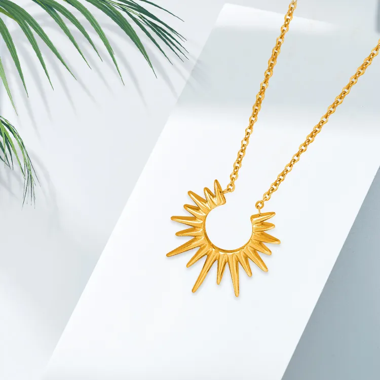 ROGA Titanium Steel Stainless Steel Necklaces Unisex-4