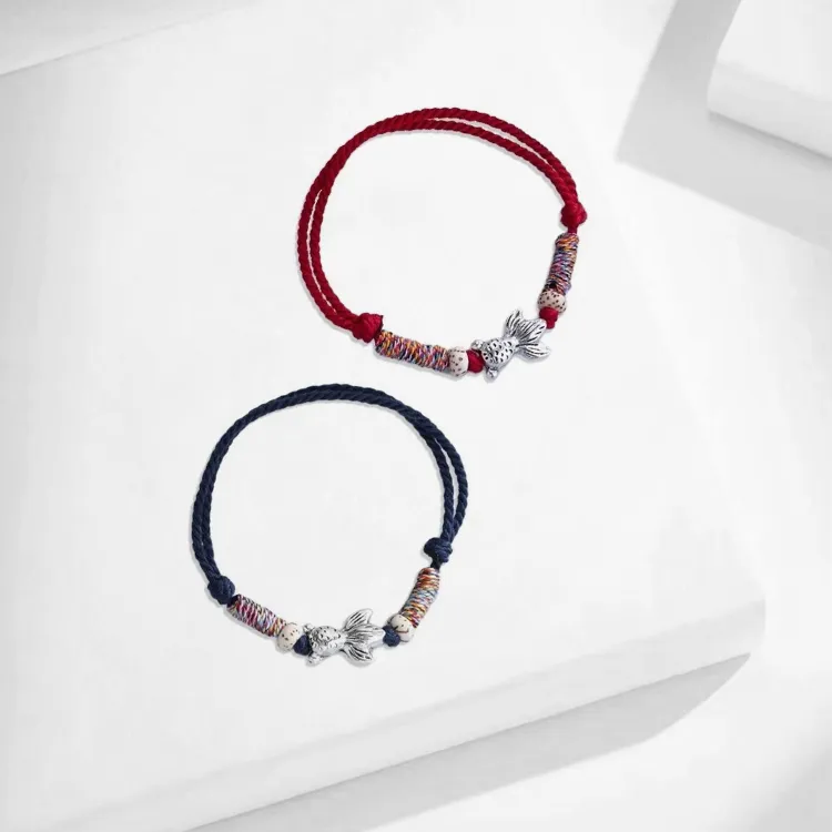 ROGA Braided String Bracelets Unisex-3