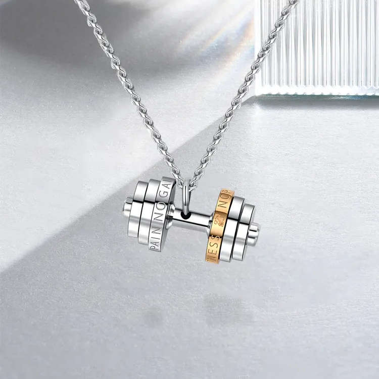 ROGA Titanium Steel Stainless Steel Necklaces Unisex-3