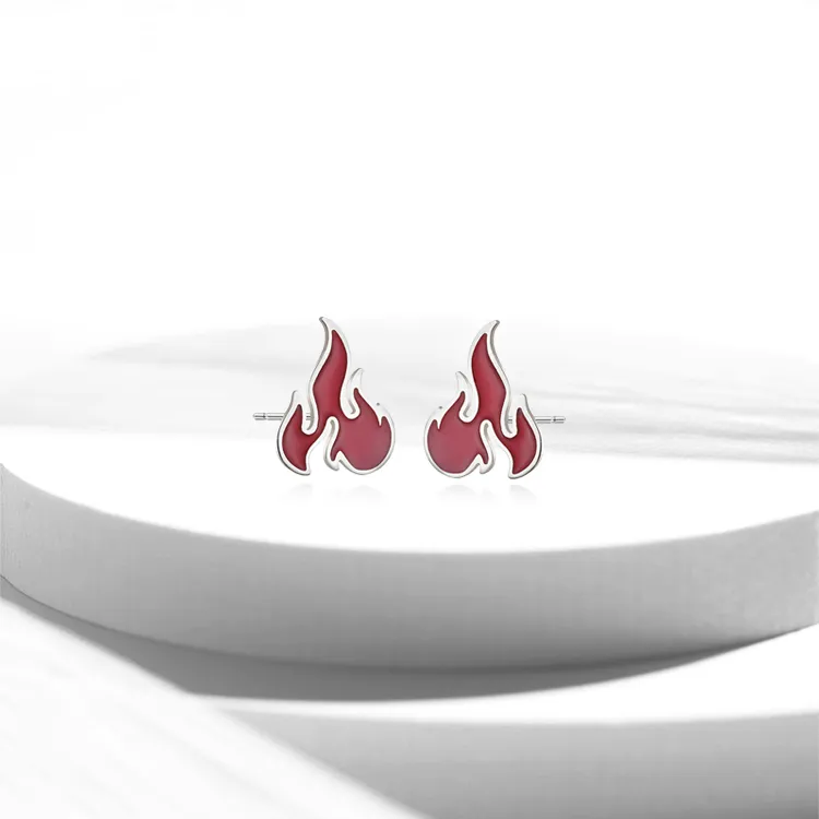 ROGA Titanium Steel Stud Earrings Unisex-1