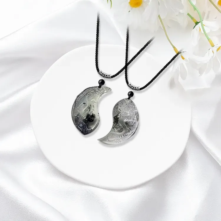 ROGA Colored Glaze Necklaces Unisex-4