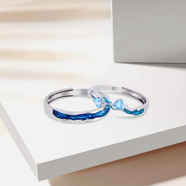 ROGA S999 Fine Silver Rings Unisex Silver-3