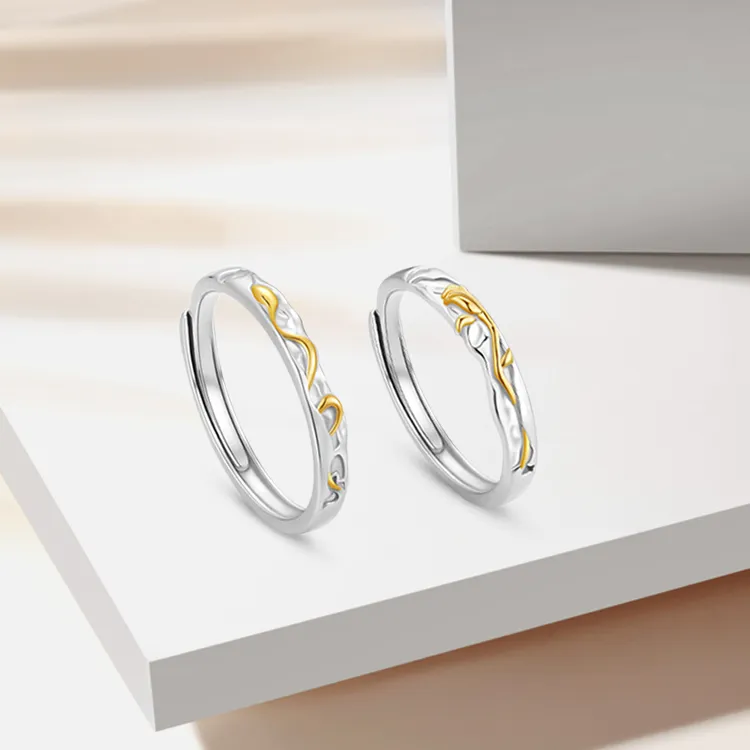 ROGA S999 Fine Silver Rings Unisex-4