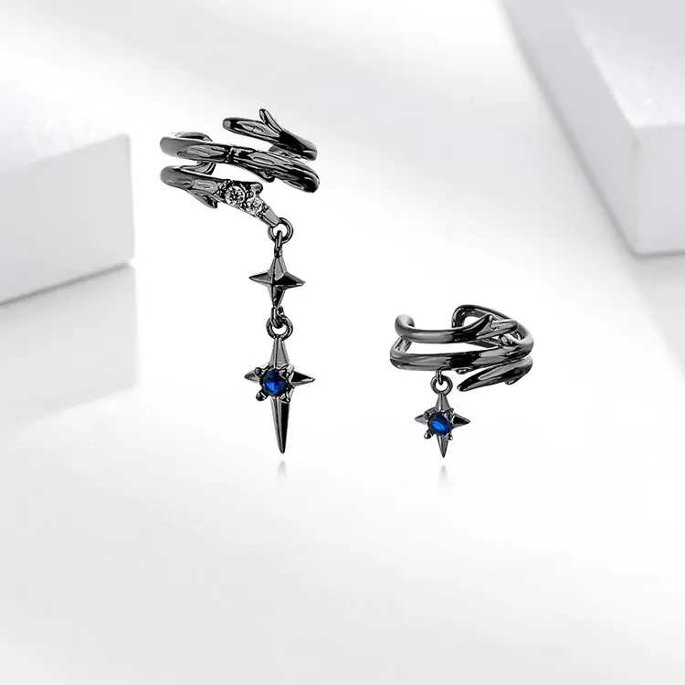 ROGA Alloy Clip On Earrings Unisex-2