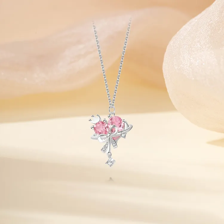 ROGA S925 Silver Necklaces Women's-1