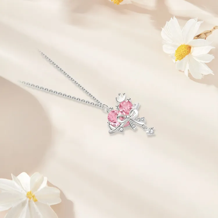 ROGA S925 Silver Necklaces Women's-2