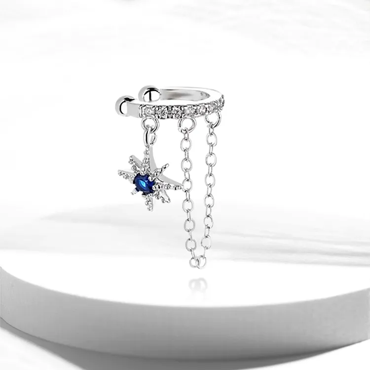 ROGA Alloy Clip On Earrings Unisex-3