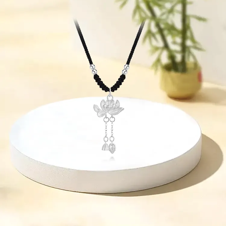 ROGA Braided String Necklaces Unisex-2