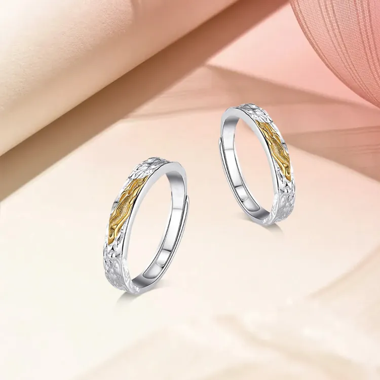 ROGA S999 Fine Silver Rings Unisex-3