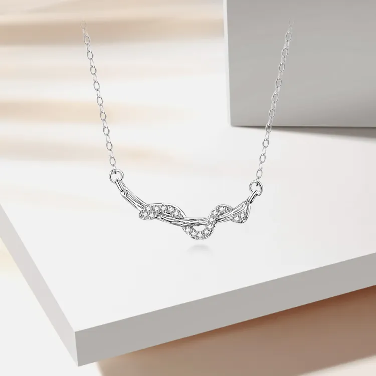 ROGA S999 Fine Silver Necklaces Women's-1