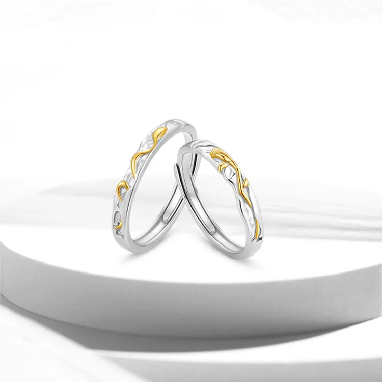 ROGA S999 Fine Silver Rings Unisex-2