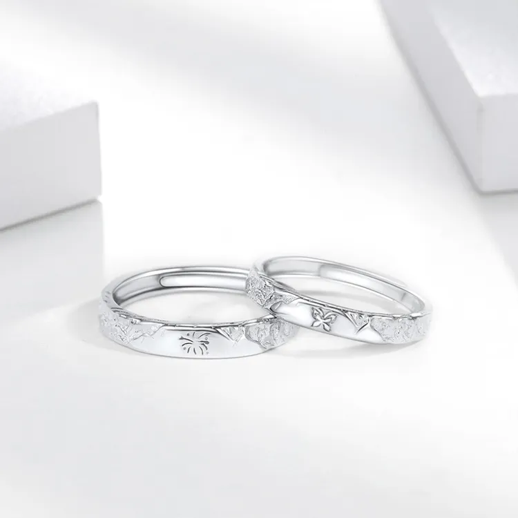 ROGA S999 Fine Silver Rings Unisex-2