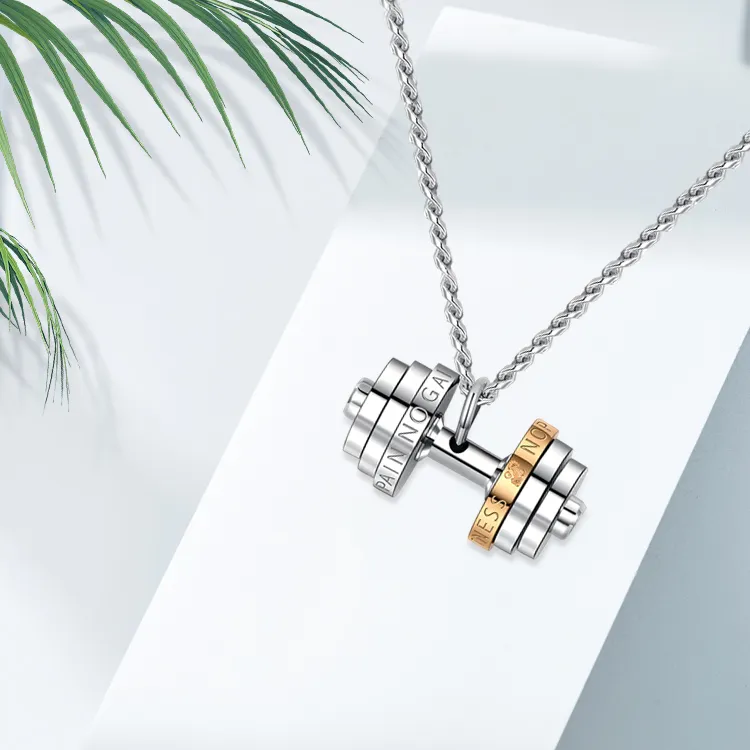 ROGA Titanium Steel Stainless Steel Necklaces Unisex-2