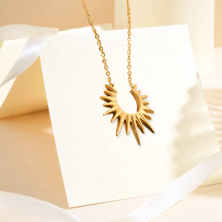 ROGA Titanium Steel Stainless Steel Necklaces Unisex-2