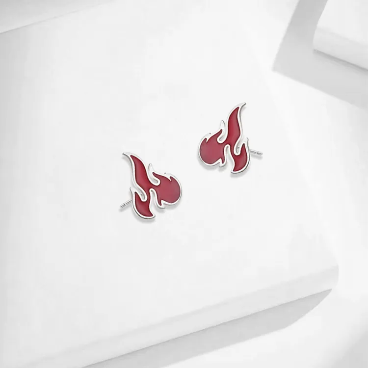 ROGA Titanium Steel Stud Earrings Unisex-4